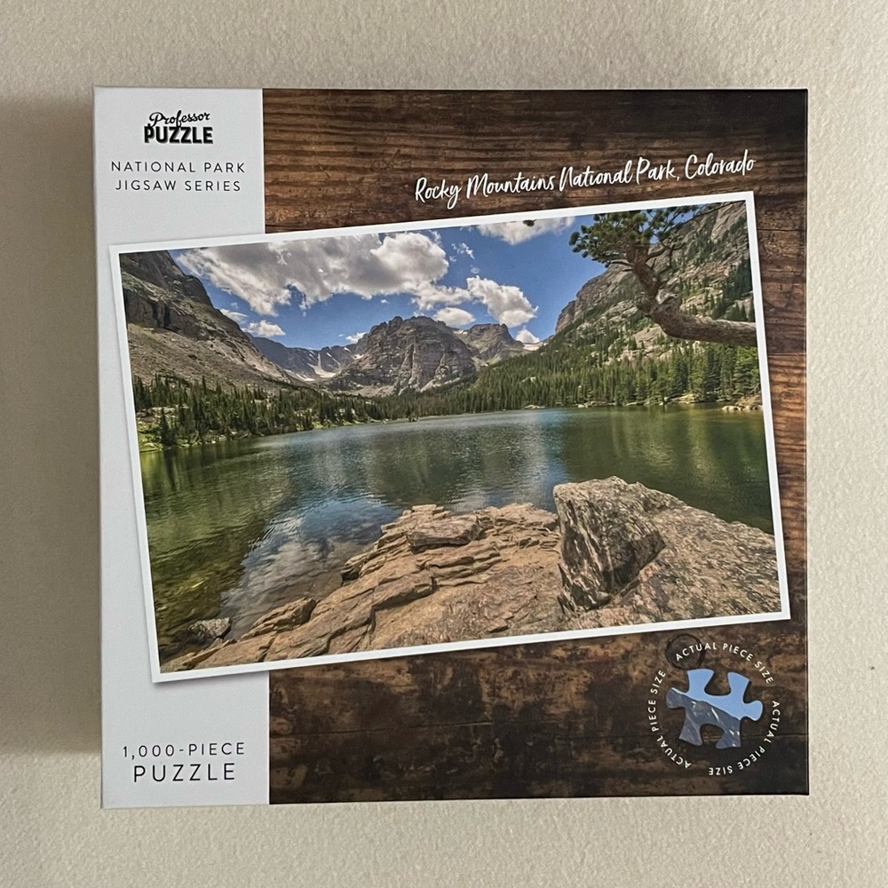 Rocky Mountains National Park, Colorado 1000 Piece Jigsaw Puzzle New